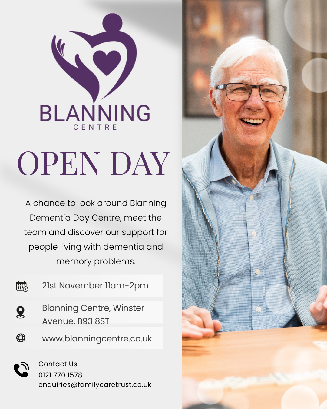 Open Day November 21st 11am-2pm